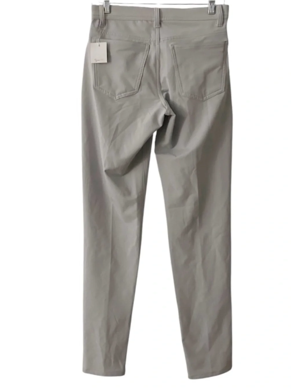 Nordstrom Tech-Smart Pants Size 28 Light Gray Slim Fit Stretch NEW